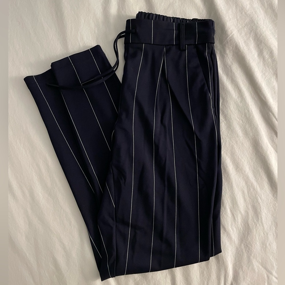Tall Drawstring Navy Pants